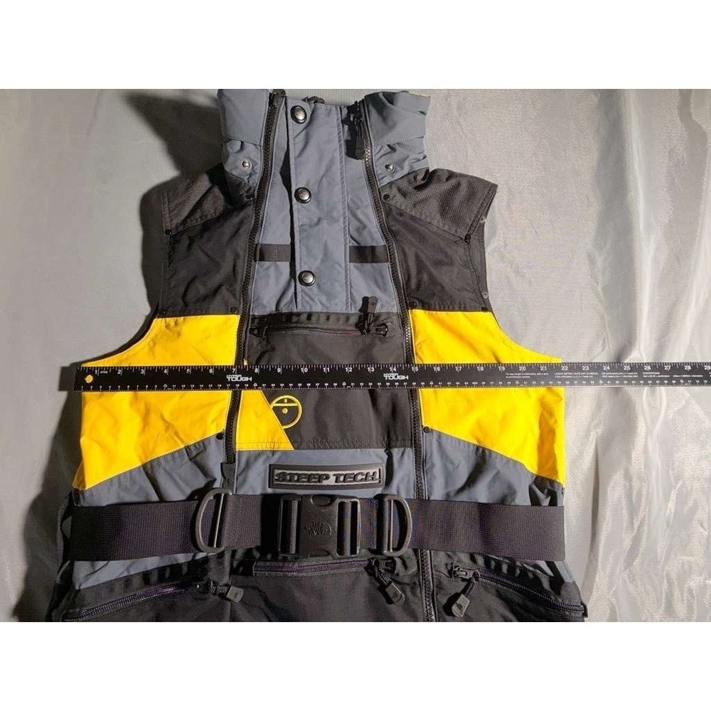 North Face Steep Tech Apogee Vest Yellow & Black Size M - Picture 7 of 16